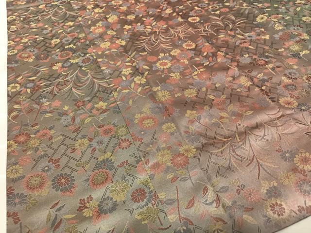 平和屋着物○道行コート 草花文 暈し染め 正絹 逸品 AAAZ0289zg