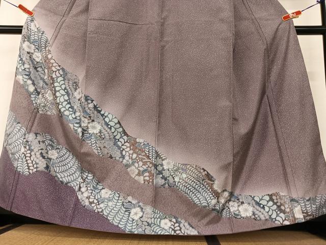 平和屋着物○本場染大島紬 訪問着 辻が花 暈し染め 正絹 逸品 AAAZ0306zg