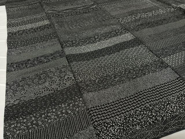 平和屋着物○伝統工芸師 服部光擴 紹把小紋 百柄 丹後