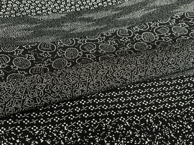 平和屋着物○伝統工芸師 服部光擴 紹把小紋 百柄 丹後