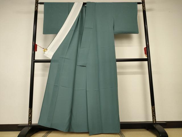 平和屋着物■上質な色無地　紗綾型地紋　石竹色　逸品　未使用　BAAJ7052sa