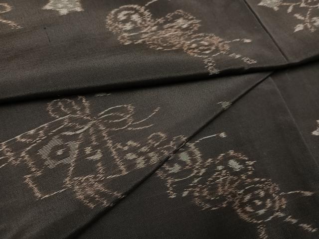 平和屋着物●上質な紬　吉祥玩具文　正絹　逸品　未使用　AAAZ0594ph