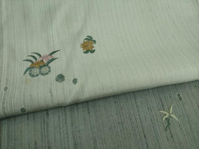 平和屋着物○訪問着 手描き 枝椿 暈し染め 正絹 逸品 CAAZ2674ut 平和