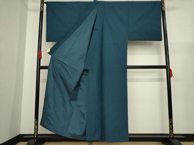 平和屋着物●男性　紬　褐返色　キングサイズ　正絹　逸品　DAAW5142ud 平和屋着物○男性 紬 色無地 褐返色 キングサイズ 正絹 逸品 AAAZ0665ck