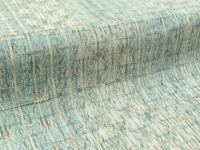 平和屋着物▽上質な紬 単衣 格子 正絹 逸品 AAAZ7139jh