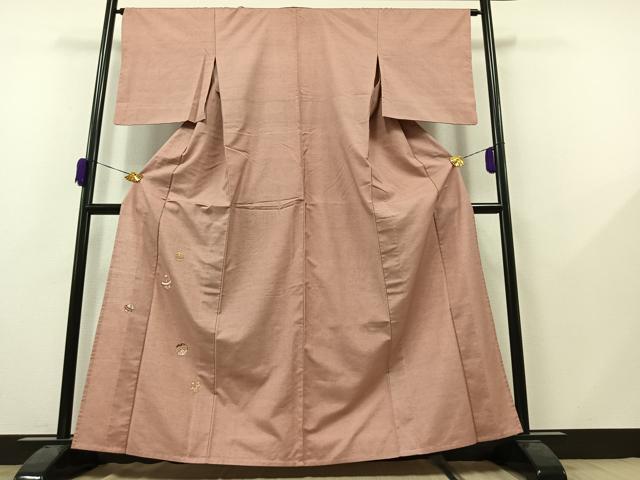 平和屋着物▽色留訪問着　単衣　総刺繍　毬文　金糸　ますいわ屋扱い　正絹　逸品　AAAZ0706jh 平和屋着物▽色留訪問着 単衣 総刺繍 毬文 金糸 ますいわ屋扱い 正絹
