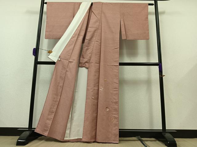 平和屋着物▽色留訪問着　単衣　総刺繍　毬文　金糸　ますいわ屋扱い　正絹　逸品　AAAZ0706jh 平和屋着物▽色留訪問着 単衣 総刺繍 毬文 金糸 ますいわ屋扱い 正絹