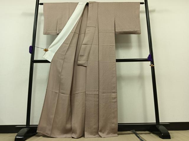 平和屋着物▽上質な小紋　単衣　霞文　正絹　逸品　AAAZ0982jh 平和屋着物▽上質な小紋 単衣 霞文 正絹 逸品 AAAZ0982jh