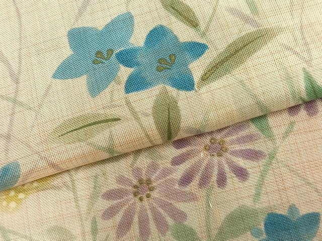 平和屋着物▽訪問着 単衣 紬地 草花文 正絹 逸品 AAAZ1393fyの通販はau