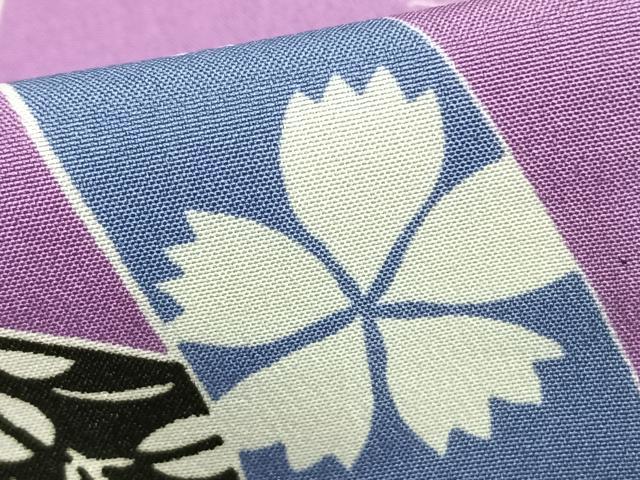 平和屋着物▽小紋　単衣　熨斗花文　洗える着物　AAAZ1400fy 平和屋着物▽小紋 単衣 熨斗花文 洗える着物 AAAZ1400fy