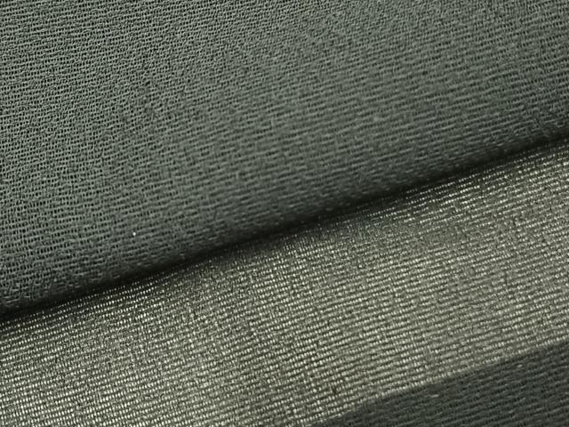 平和屋着物▽男性 長羽織 スリーシーズン 春夏秋 塵除け 黒地 正絹