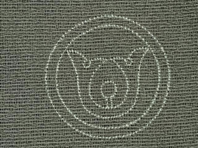 平和屋着物▽男性 長羽織 スリーシーズン 春夏秋 塵除け 黒地 正絹