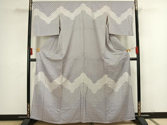 平和屋着物▽訪問着　単衣　花鳥文　正絹　逸品　AAAZ1465fy