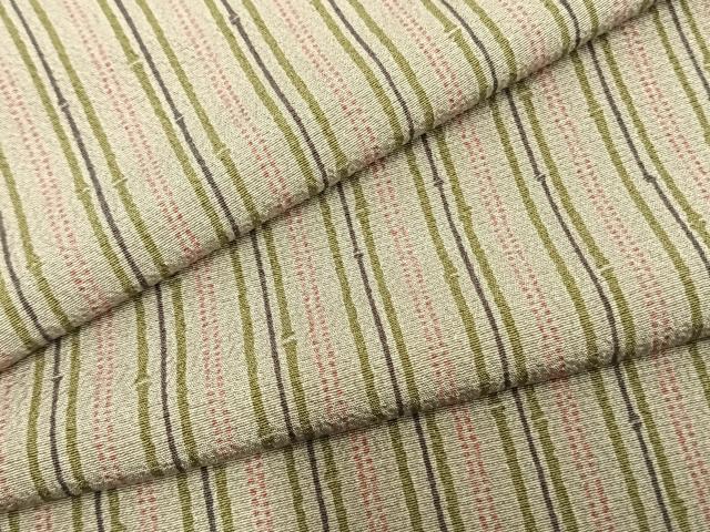 平和屋着物▽上質な小紋　単衣　間道　正絹　逸品　AAAZ1471fy