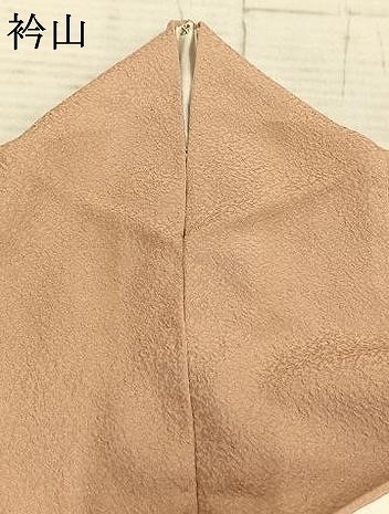 平和屋着物▽上質な色無地 単衣 洗柿色 正絹 逸品 AAAZ1476fy