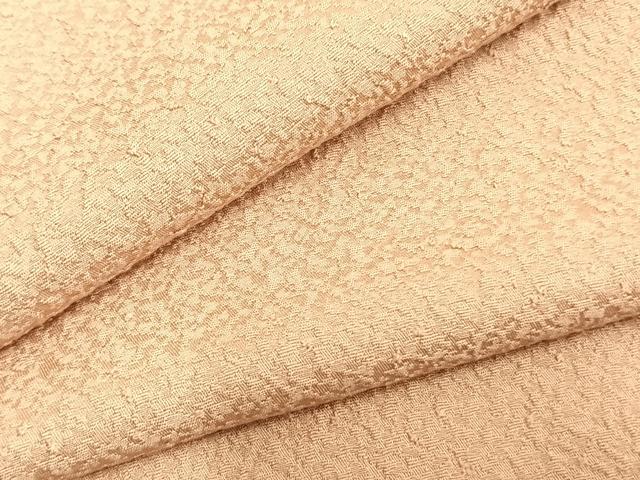 平和屋着物▽上質な色無地　単衣　洗柿色　正絹　逸品　AAAZ1476fy