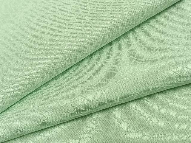 平和屋着物▽上質な色無地　単衣　唐草地紋　夏虫色　正絹　逸品　AAAZ1481fy