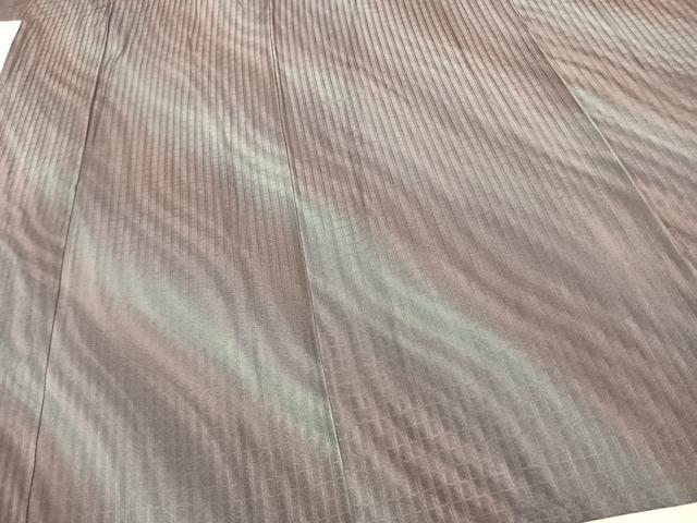 平和屋着物▽上質な小紋 単衣 霞文 正絹 逸品 AAAZ1486fy