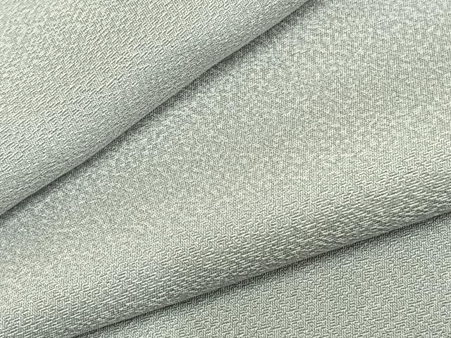 平和屋着物▽上質な色無地　単衣　流水地紋　蕎麦切色　正絹　逸品　未使用　AAAZ1494fy