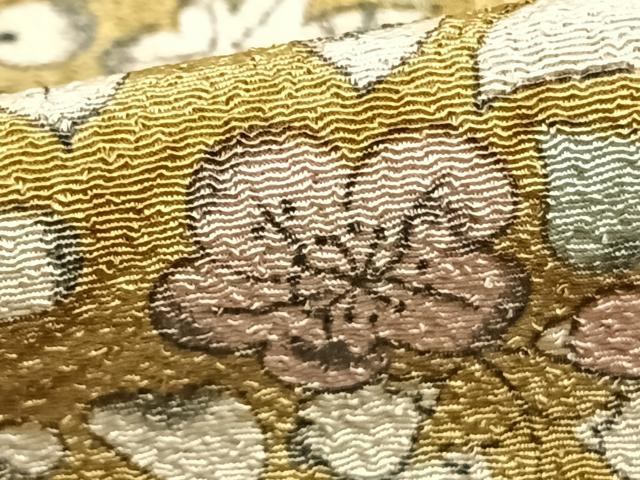 平和屋着物▽小紋 単衣 草花文 洗える着物 AAAZ1534fy 小紋