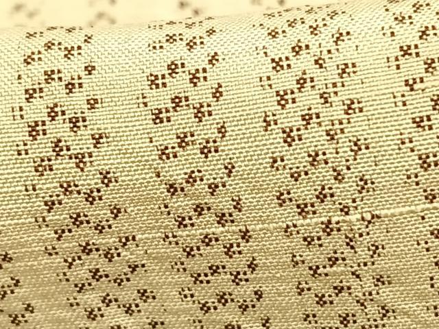 平和屋着物▽上質な紬 単衣 変わり縞 正絹 逸品 AAAZ1565fy