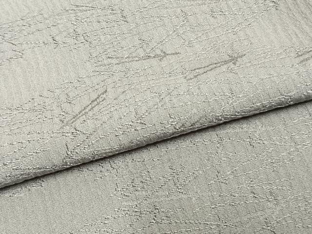 平和屋着物▽上質な色無地　単衣　色紙松葉文　灰青色　正絹　逸品　AAAZ1580fy 平和屋着物▽上質な色無地 単衣 色紙松葉文 灰青色 正絹