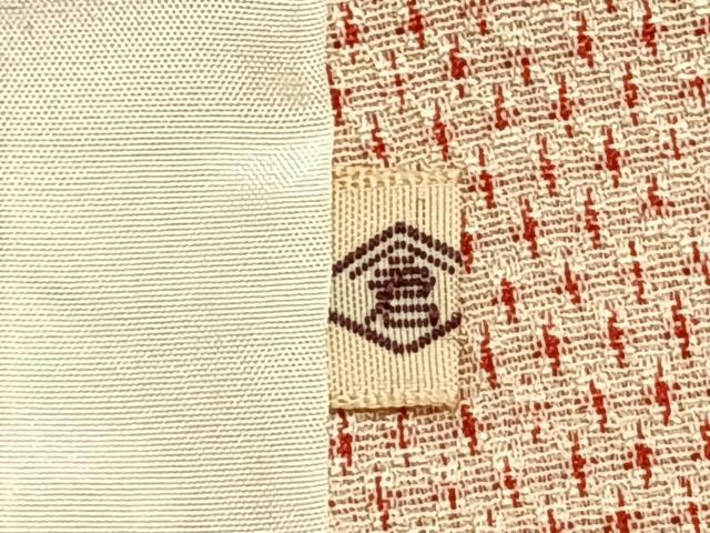 平和屋着物▽本塩沢 単衣 蚊絣 正絹 逸品 AAAZ1629fy