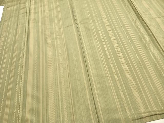 平和屋着物▽本場真綿絢結城紬　単衣　浅黄色　証紙付き　正絹　逸品　AAAY7274jh 平和屋着物▽本場真綿絢結城紬 単衣 浅黄色 証紙付き 正絹 逸品