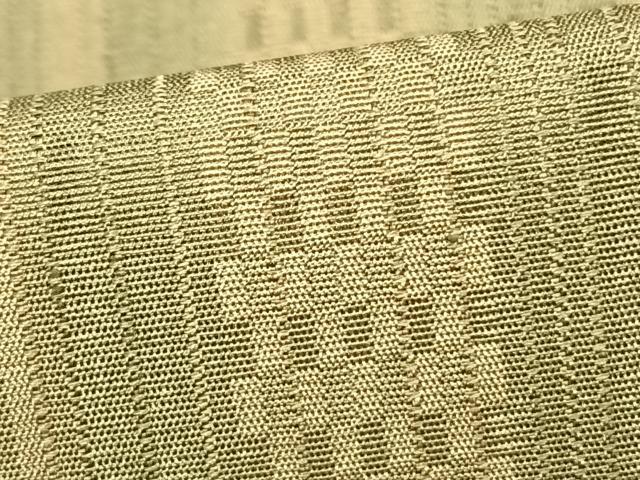 平和屋着物▽お召 単衣 縞 正絹 逸品 AAAZ1651fy