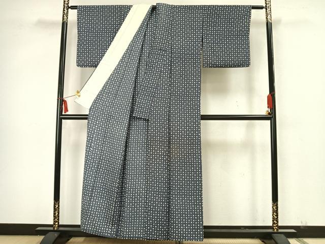平和屋着物▽上質な小紋　単衣　抽象文様　正絹　逸品　AAAZ1660fy 平和屋着物▽上質な小紋 単衣 抽象文様 正絹 逸品 AAAZ1660fyの通販は