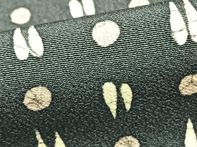 平和屋着物▽上質な小紋　単衣　抽象文様　正絹　逸品　AAAZ1660fy 平和屋着物▽上質な小紋 単衣 抽象文様 正絹 逸品 AAAZ1660fyの通販は