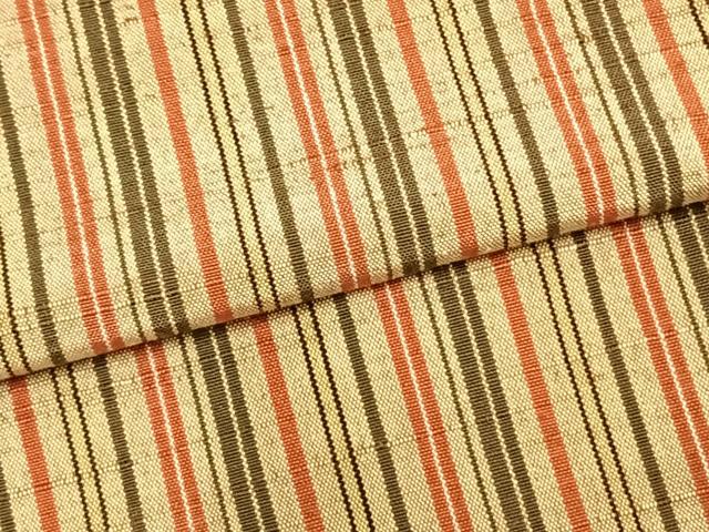 平和屋着物▽上質な紬 単衣 縞 反端付き 正絹 逸品 AAAZ1690fyの通販は