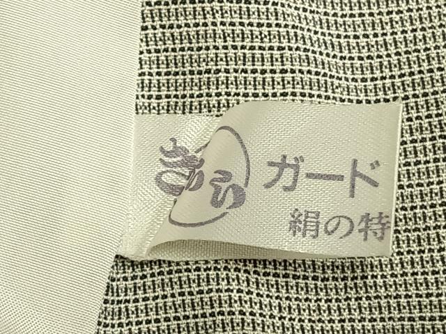 平和屋着物▽本塩沢　訪問着　単衣　樹林文　正絹　逸品　AAAZ1732fy_6
