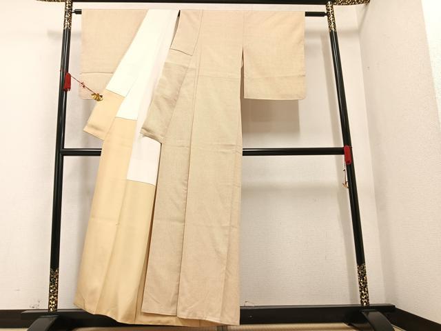 平和屋着物○本塩沢 蚊絣 正絹 逸品 AAAZ1761ph