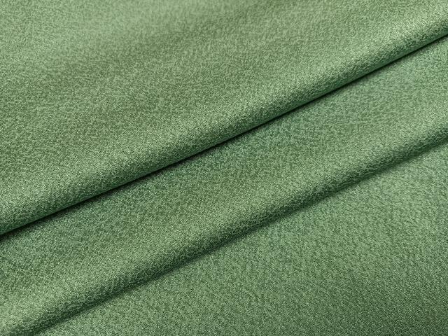 平和屋着物●上質な色無地　老竹色　正絹　逸品　AAAZ1772ph