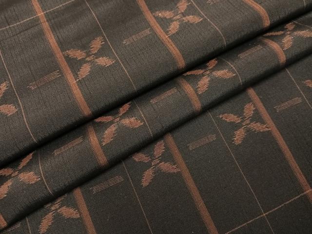 平和屋着物●上質な紬　間道　正絹　逸品　AAAZ1974ph