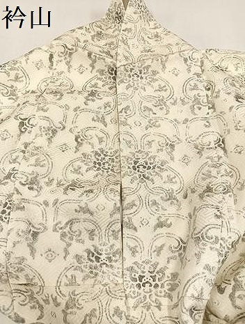 平和屋着物○上質な小紋 木版染め 花唐草文 正絹 逸品 AAAZ2369ph