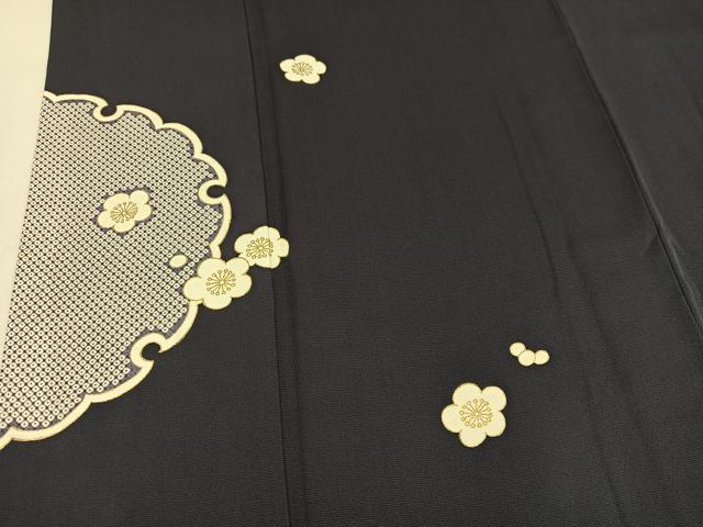 平和屋着物○訪問着 雪輪梅文 金彩 正絹 逸品 AAAZ2382ph