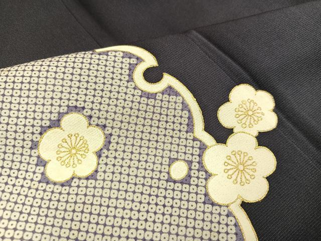 平和屋着物○訪問着 雪輪梅文 金彩 正絹 逸品 AAAZ2382ph