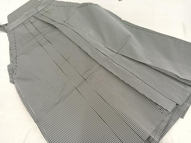 平和屋着物●男性　馬乗り袴　縞　洗える着物　AAAZ2429ph