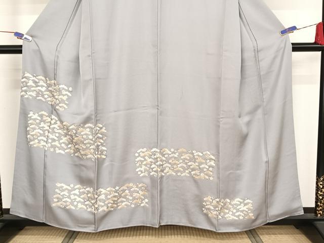 平和屋着物●総刺＆#32353；　訪問着　松梅文　金糸　正絹　逸品　AAAZ3030np 平和屋着物○総刺＆#32353； 訪問着 松梅文 金糸 正絹 逸品