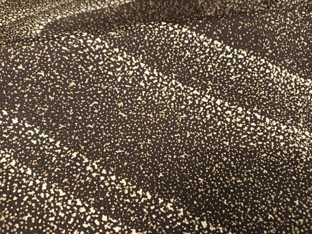 平和屋着物○本場縞大島紬 染大島 訪問着 流水文 反端付き