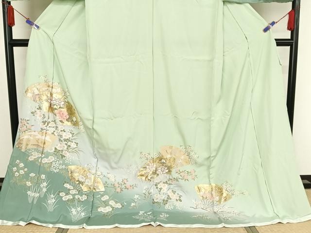 【逸品】●作家訪問着●縮緬●流水文様● IPPIN1.jpg