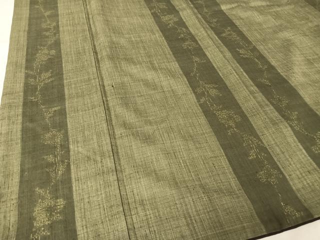 平和屋着物○本場結城紬 重要無形文化財 100亀甲 花間道 正絹