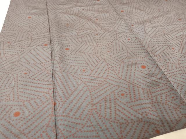 平和屋着物▽江戸小紋 単衣 鮫小紋柄 正絹 逸品 未使用 AAAZ1497fy