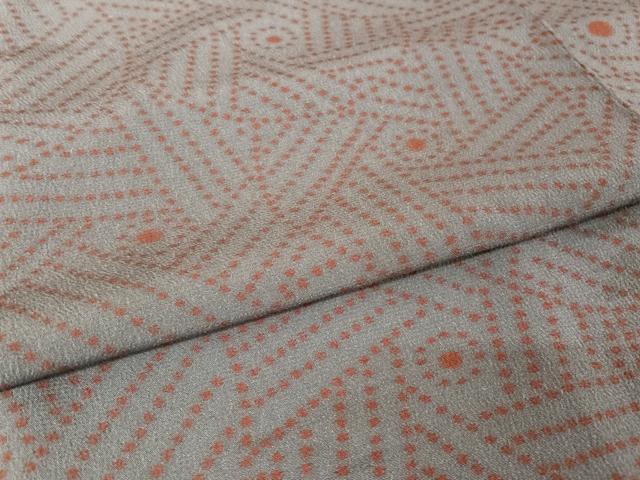 平和屋着物○上質な小紋 花 蛍暈し 正絹 逸品 AAAQ0754np