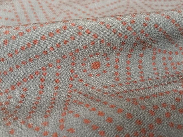 平和屋着物□極上 小紋 枝花文 暈し染め 金彩 逸品 CYAA2781s5 楽天