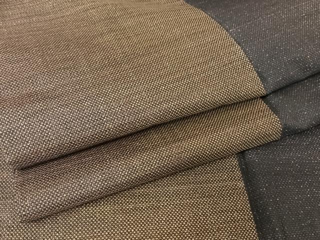 平和屋着物●本場大島紬　カタス9マルキ　霞文　正絹　逸品　AAAZ3311np