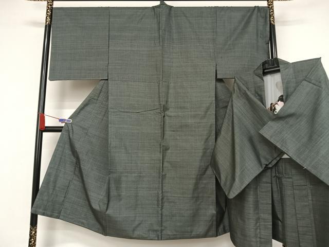 平和屋着物●男性　男柄の最高峰　西郷柄　西郷絣　本場大島紬　アンサンブル　赤尾木西郷　正絹　逸品　AAAZ3330np