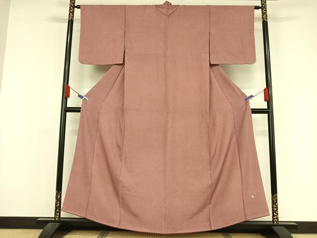 平和屋着物○人間国宝・小宮康助愛弟子 小川寛 江戸小紋 角通し 正絹